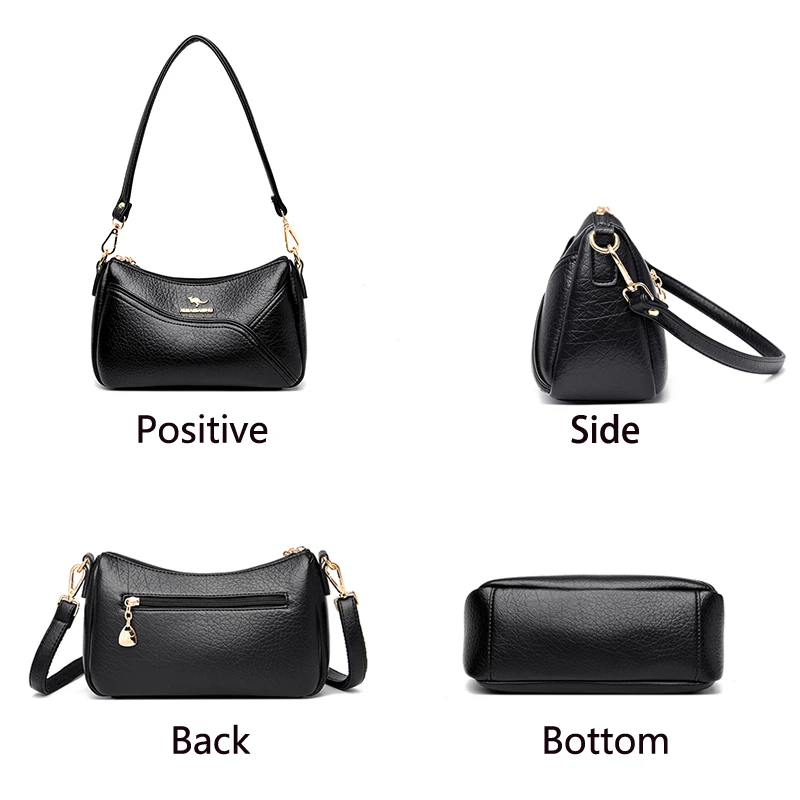 2024 New Womens leather Bags Crossbody bags For Women Luxury Handbags Shoulder Bags Designer Ladies Messenger Bag Bolsos Mujeres