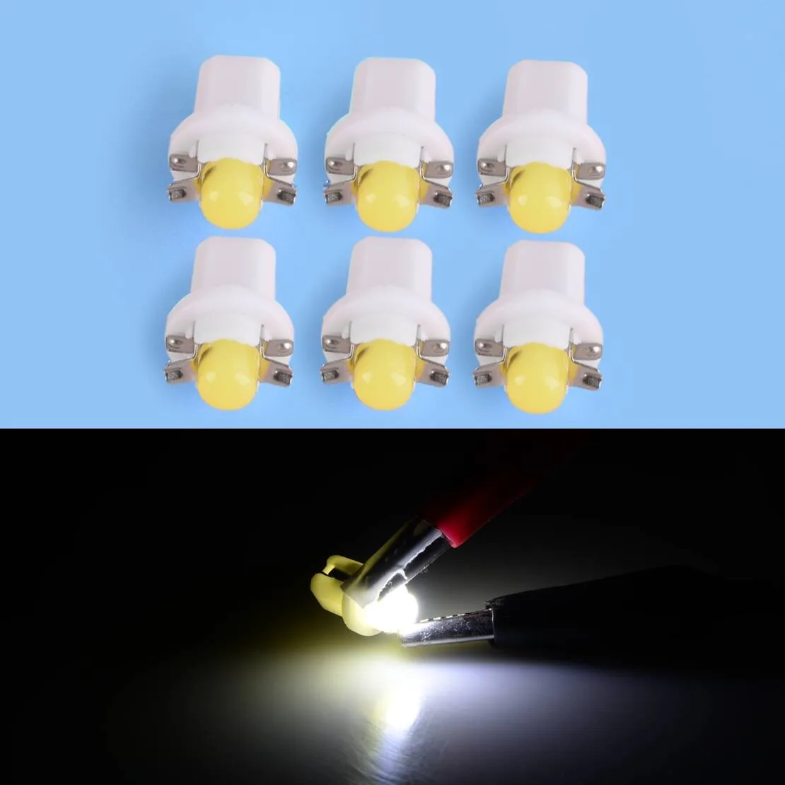 

20Pcs White Car Led Speedo Gauge Instrument Panel Dash Dashboard Light Bulb Fit For Land Rover Defender 90 110 TD5