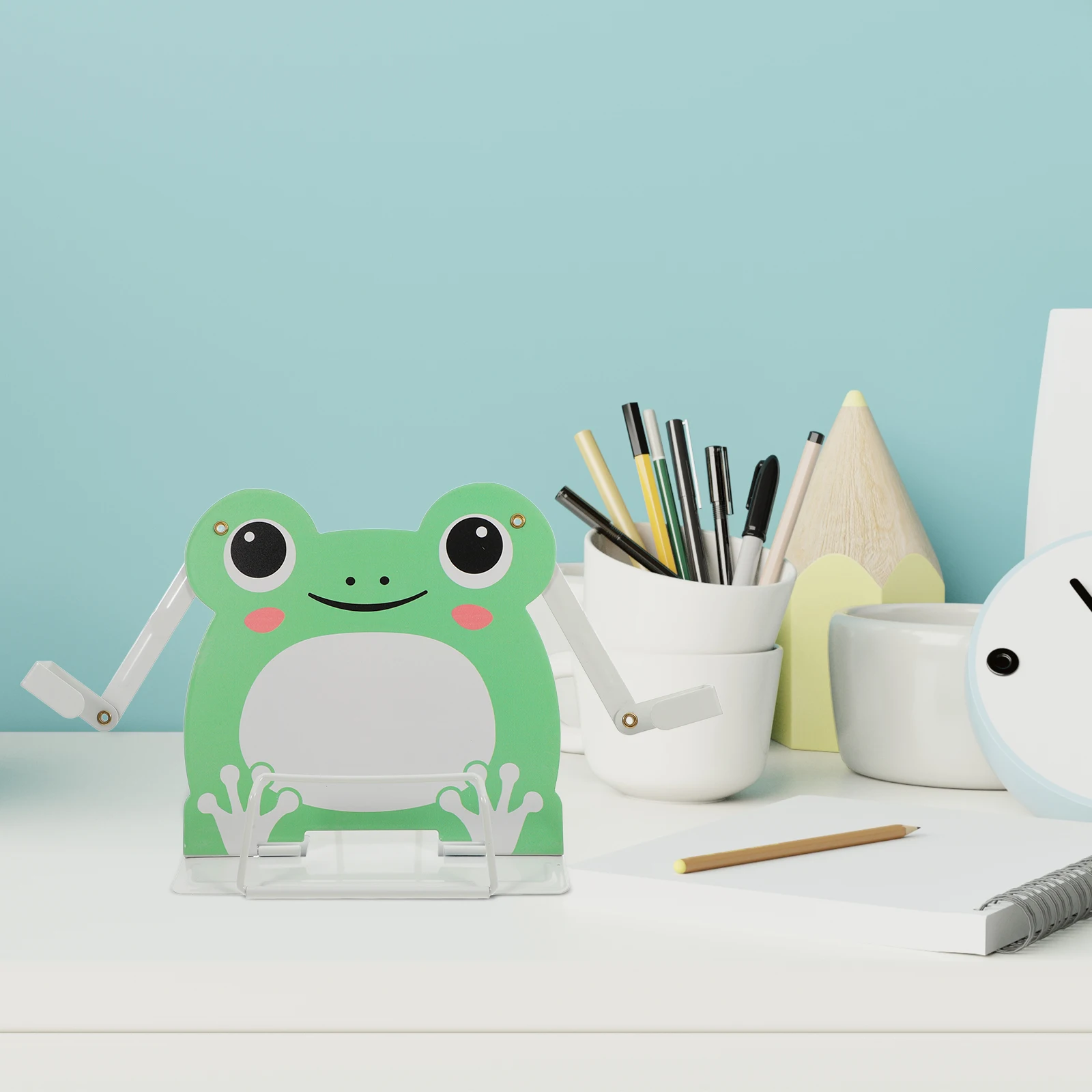 

Cartoon Animal Bookshelf Holder for Desk Desktop Steel Reader Stand Display Stands Rest