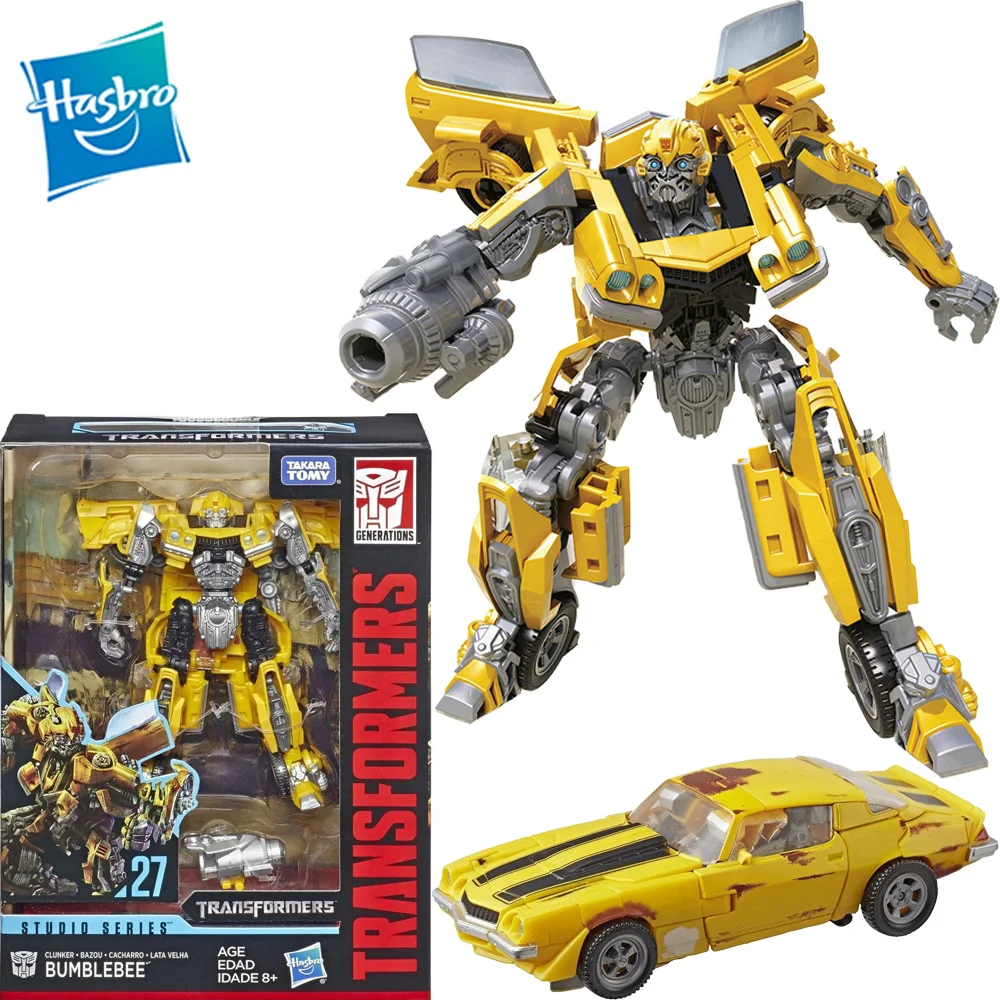 

[In Stock] Original Hasbro Transformers Studio Series SS27 Deluxe Class Bumblebee Collection Model Action Figure Gift Toys