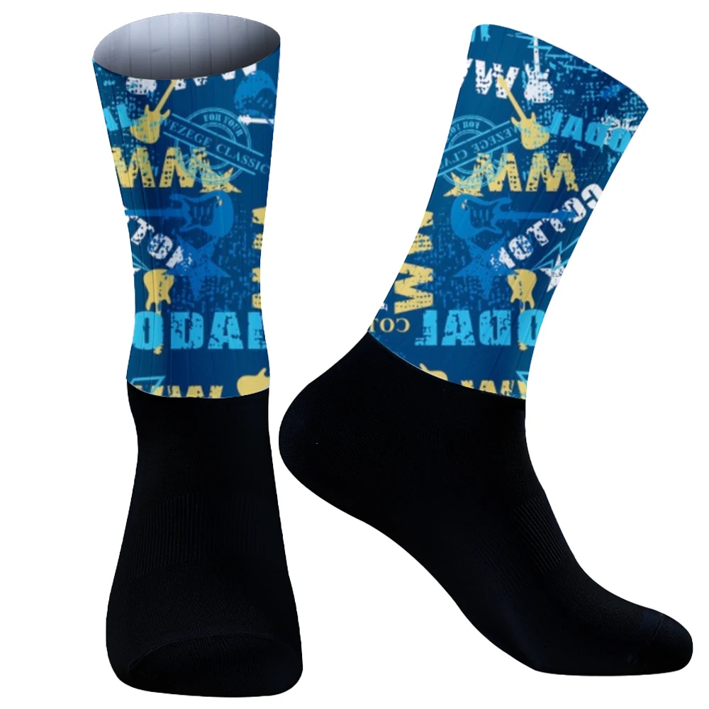 Calcetines de ciclismo Harajuku para hombre y mujer, medias largas de alta calidad para todas las estaciones, accesorios para regalos