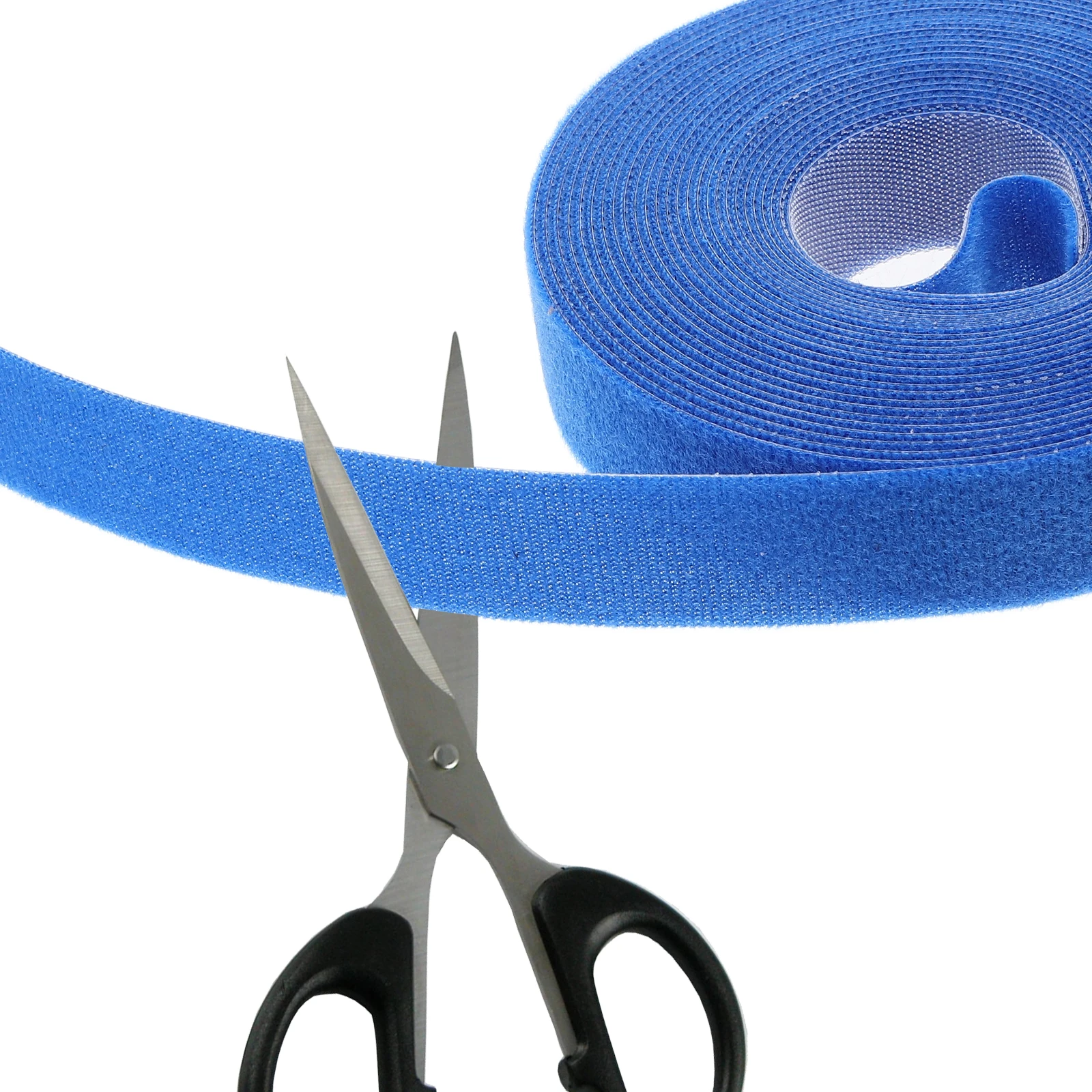 

1 Roll Reusable Polyester Cable Straps Strong Organizer Hook Loop Fastening Tie Cord Management Wire Protector Wire
