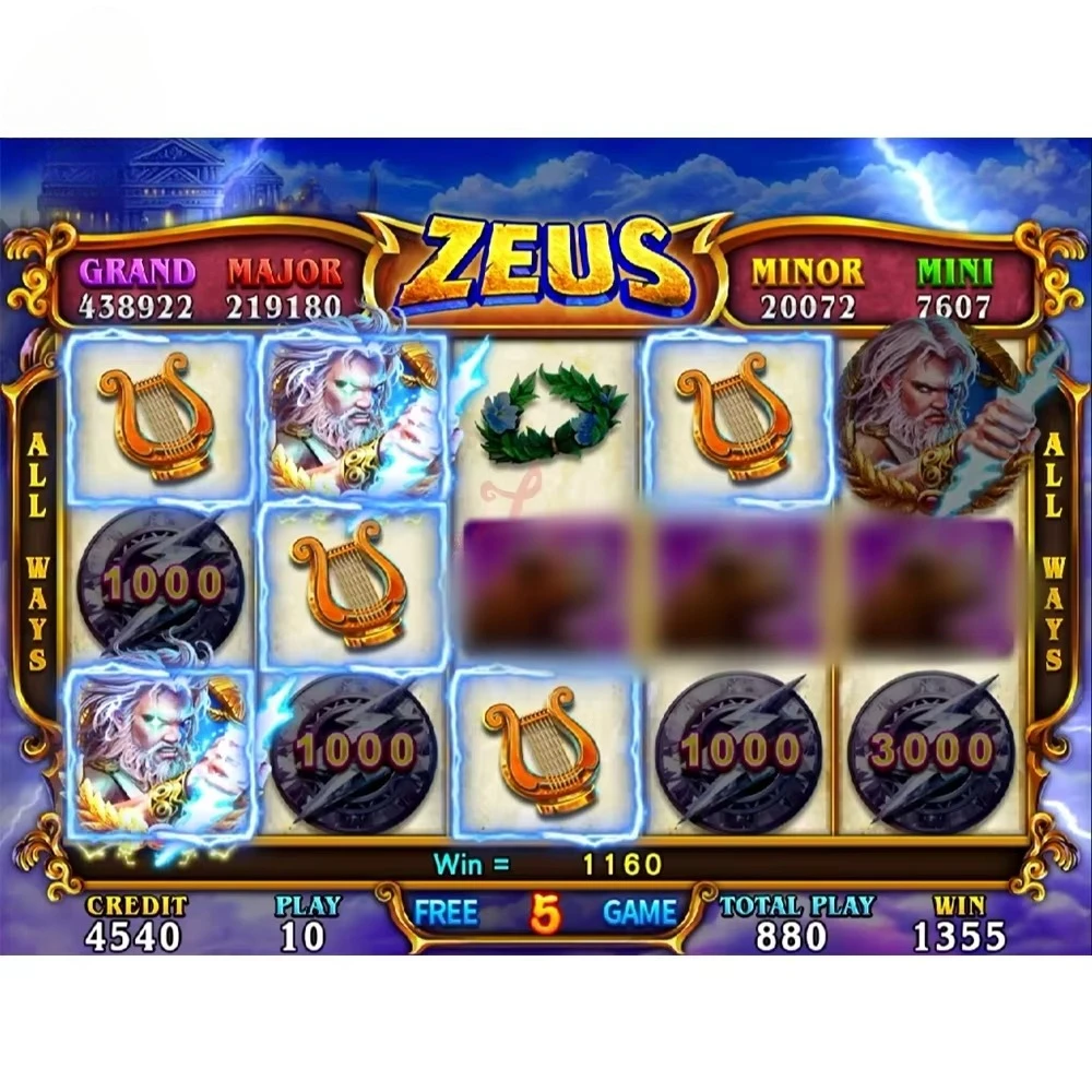 IGS Zeus Single Monitor Arcade Game Board - New High-Quality Coin-Op Cabinet for Home/Commercial Use - Hot Sale