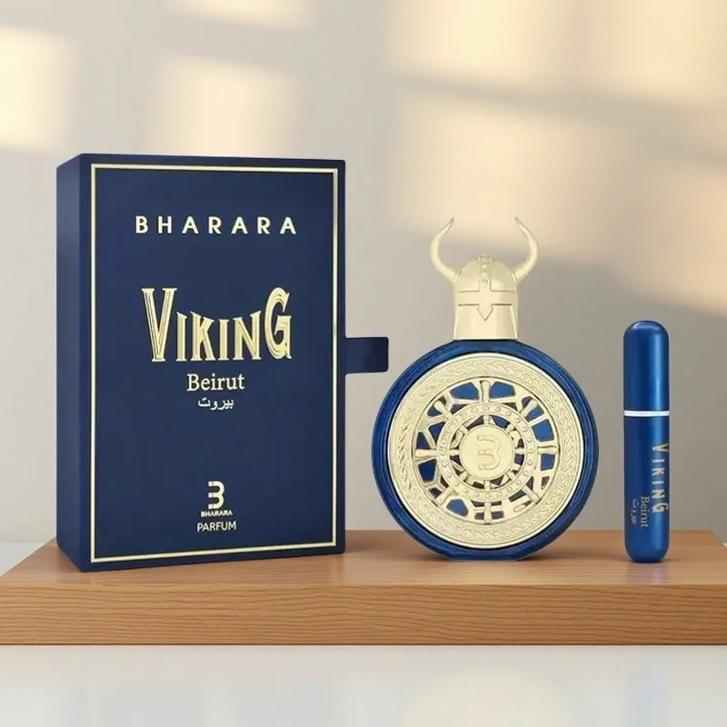 

Мужской парфюм Bharara Viking Beirut, аромат с цитрусовыми нотами и пряным амбром, 100 мл, идеальный подарок на любой случай