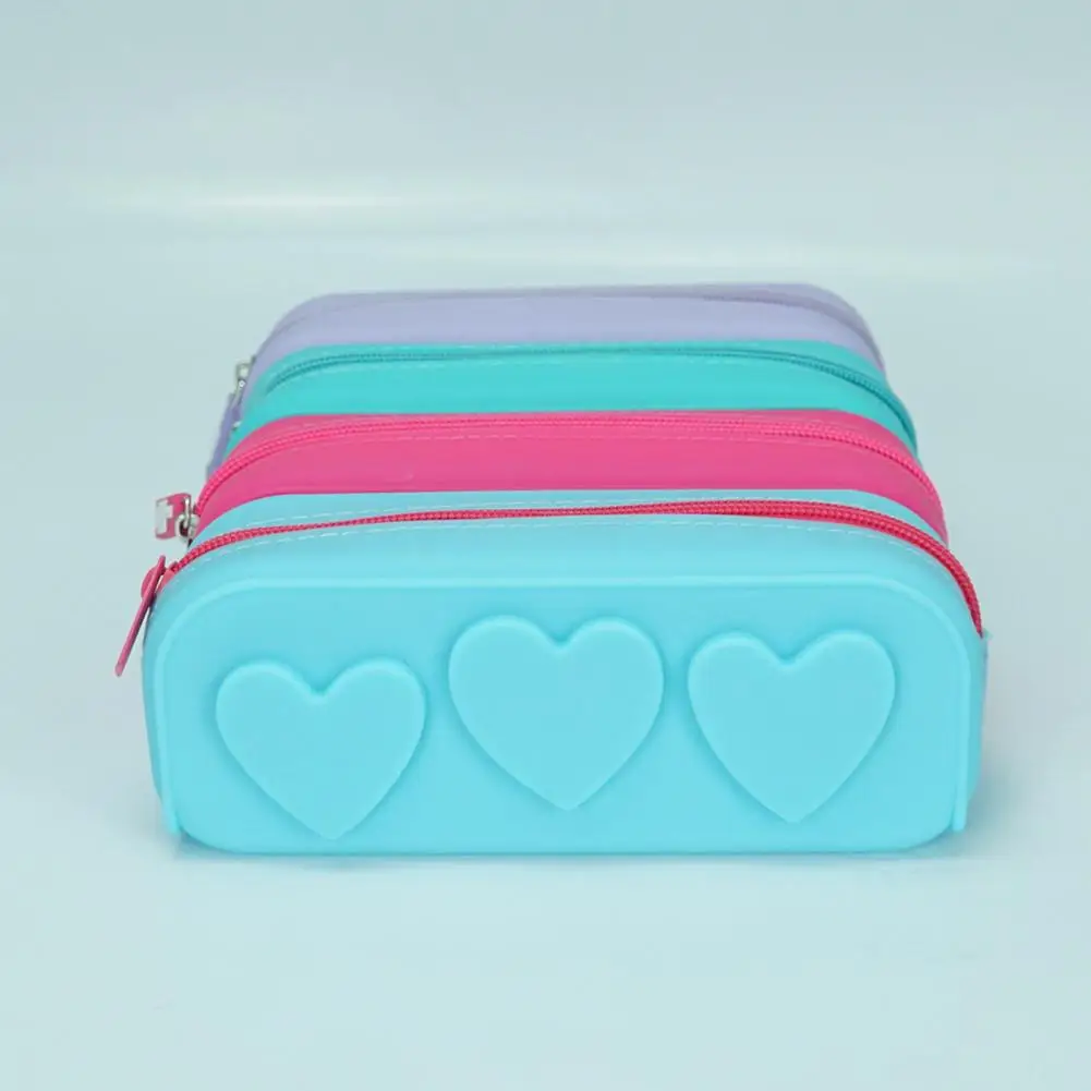 Durable Personal Items School Kid Teen Student Storage Bag Wear-resistant Makeup Brush Bag Smooth Zipper Home Supply