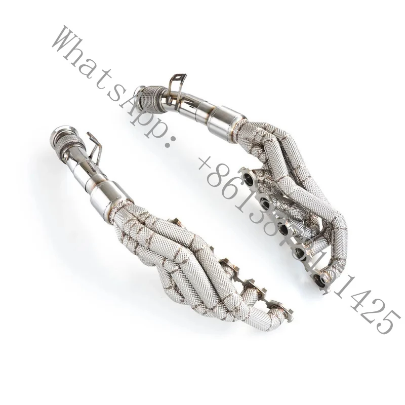 

Racing Performance Stainless Steel Pipe Exhaust Manifold Huracan LP580-2/LP610-4 Downpipe with Heat Insulation
