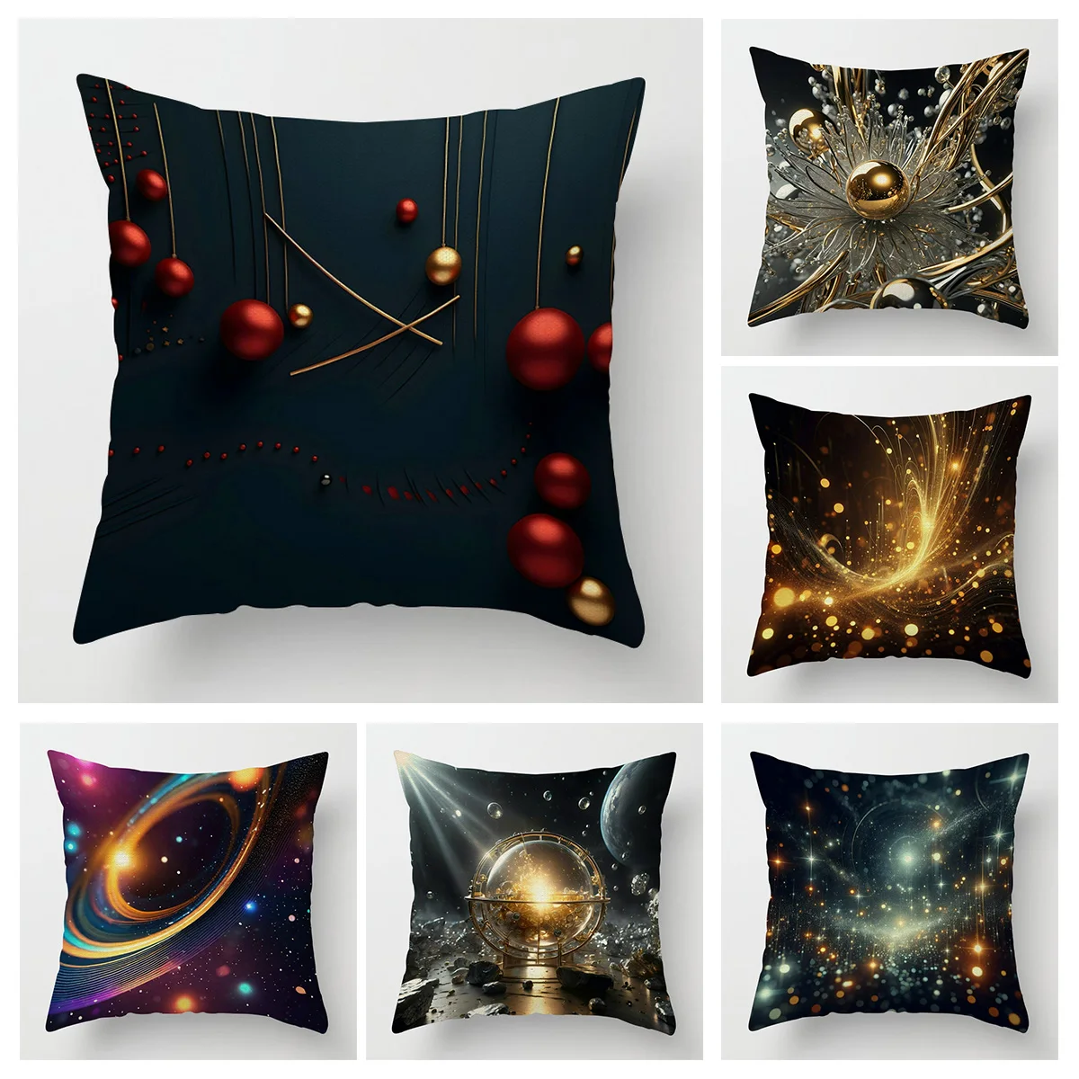 Abstract Geometric Pillowcase 18x 18 Inch Machine Washable Four Seasons Universal Home Decorative Cushion Cover 45x45cm
