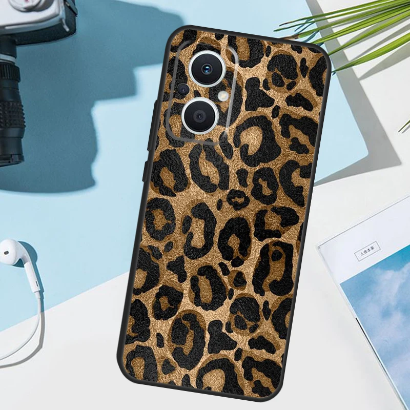 Leopard Print Phone Case For OPPO Find X6 X3 Pro X2 Neo X5 Lite Reno 7 3 2Z 4Z 5Z 8T 4 5 6 8 Lite Cover