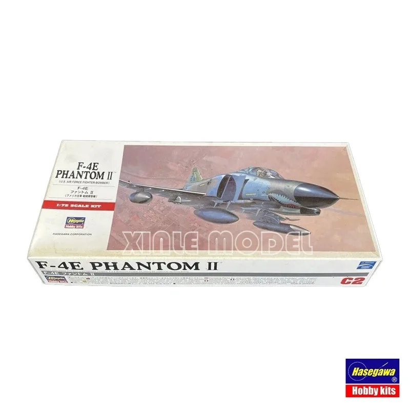 Hasegawa 00332 F-4E Phantom II [Amerykański myśliwiec-bomber] 1/72 Militarny model do samodzielnego montażu, zabawka DIY, prezent kolekcjonerski