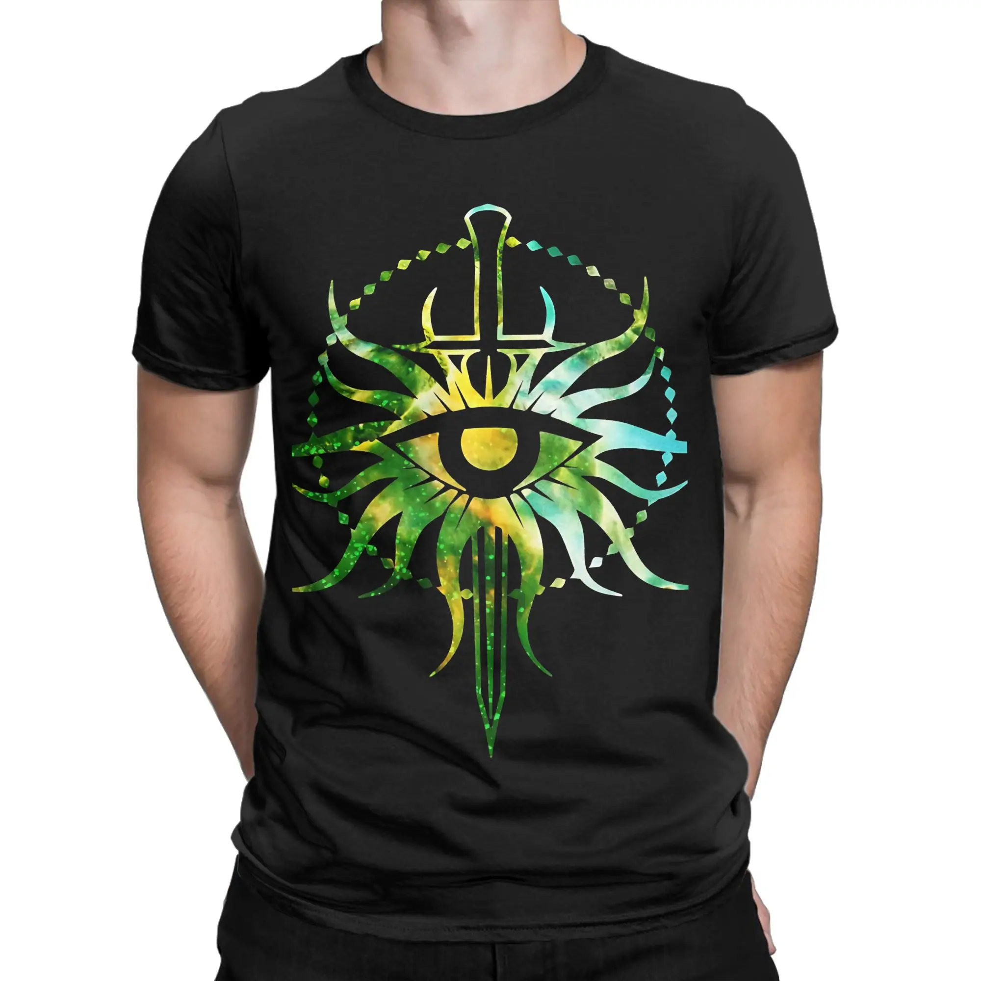 T-shirt graphique 100% coton Inquisition The Dawn Will Come, Dragon Age, pour hommes