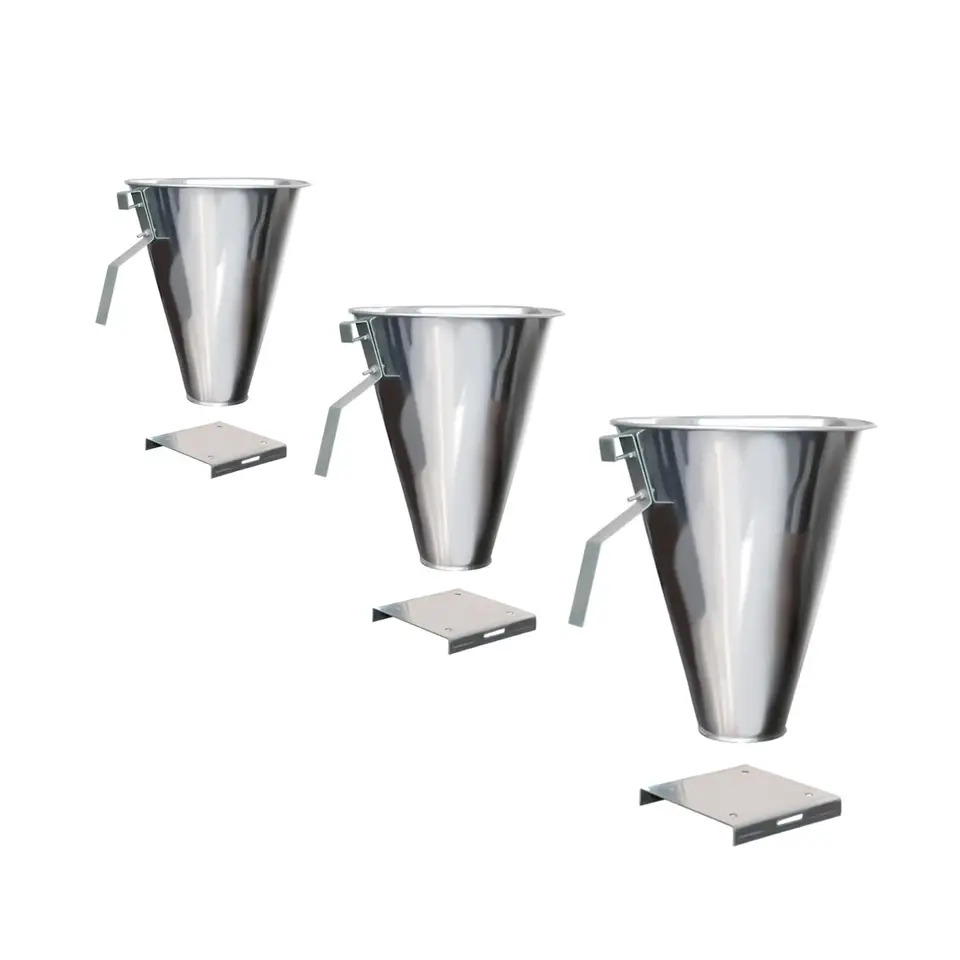 Large Metal Flat-Back Chicken Killing Cone – Heavy Duty Poultry Restraining Cone For Broilers, Turkeys Up To 14 Lbs, Black