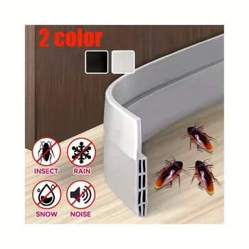 1 יחידה עציץ דלת סיליקון - אורך 38.18 אינץ ' - דבק חזק - מחסום דלתות, מפחית רעש וחוסך אנרגיה