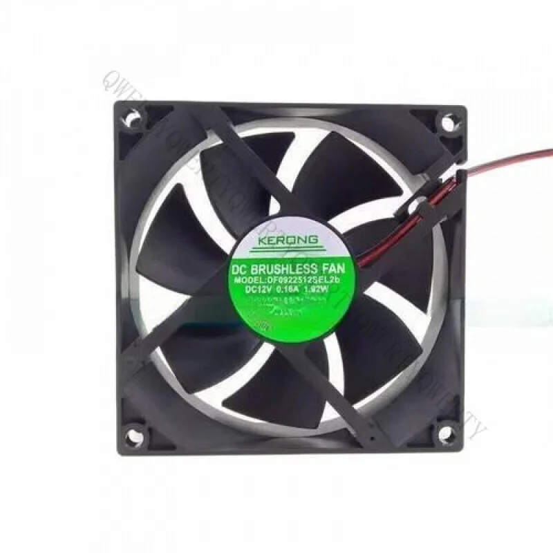 AC + 1 шт. для KERONG DF0922512SEL2B 12 В 0,16 А 1,92 Вт 2-проводной охлаждающий вентилятор 9 см * см