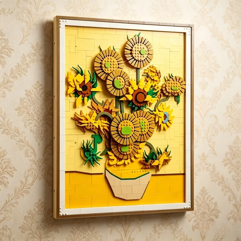 

Новая 3D-модель для настенного декора MOC, 2615 деталей, конструктор для дома, подарок для мальчиков и девочек