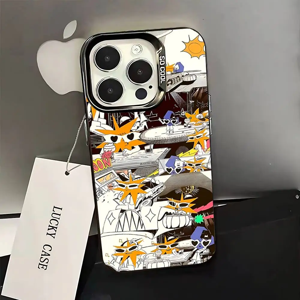 M-Mora エストレラ シンガー iPhoneケース iPhone 16,15,14,13,12,11,Pro,XS,Max,Plus,Mini,SE対応 ブラック キャンディーマット 耐衝撃カバー