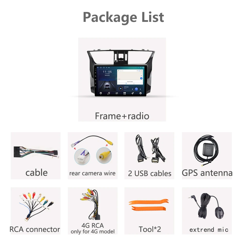 

Stereo Carplay Auto Android 16 For Nissan Sylphy B17 Sentra 12 2012 - 2018 Car Radio GPS Navigation Head Unit Video WIFI 4G 2Din