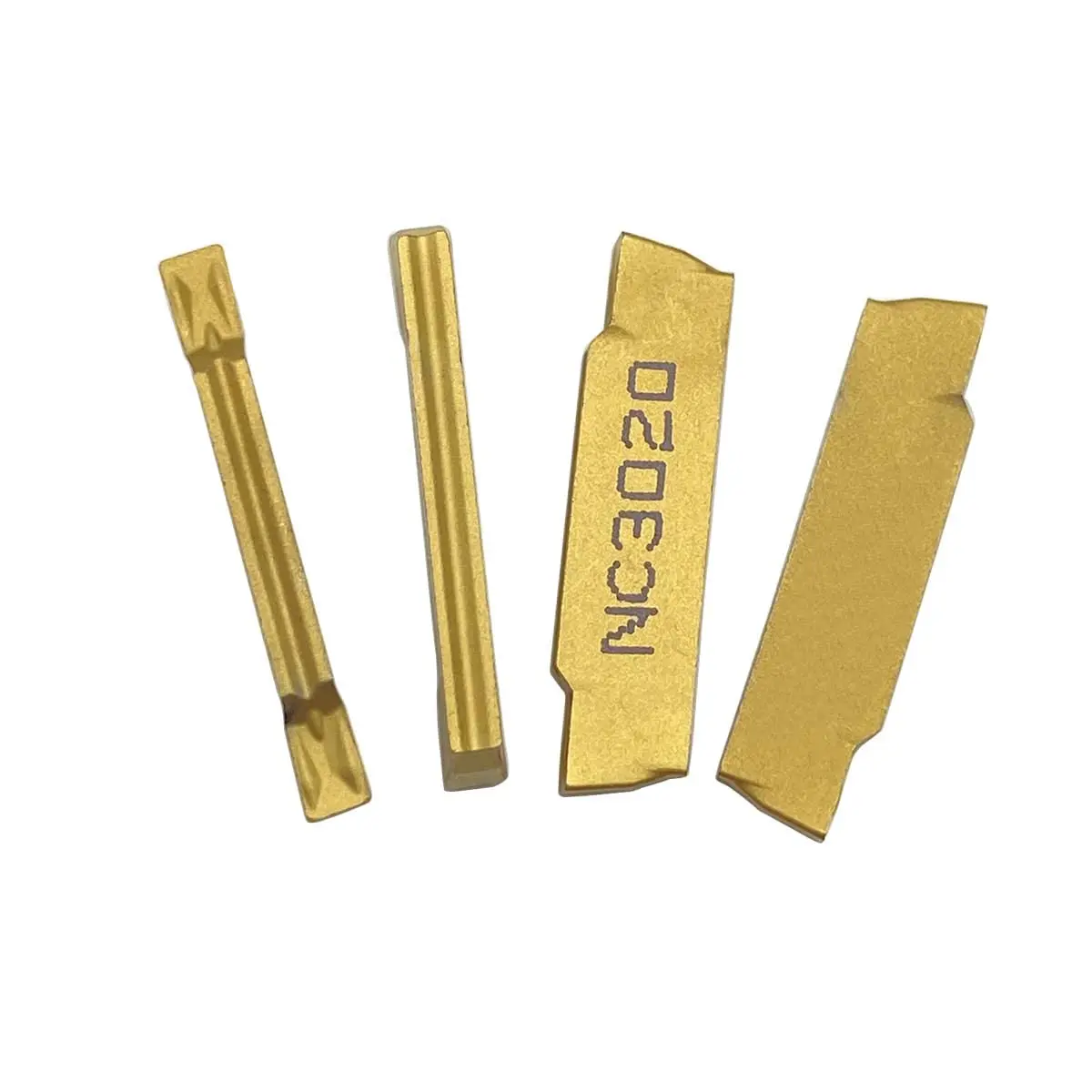 GBJ-CNC 강재 부품 선반용 카바이드 그루브 커터 인서트, MGMN 1.5 2 3 4mm 3020 3030, 10 개