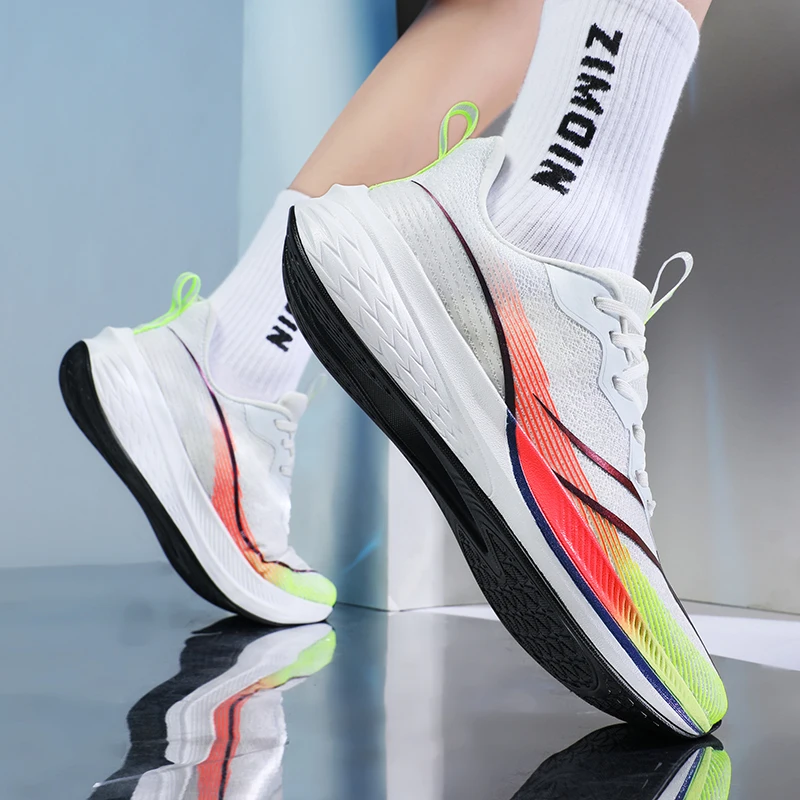 Zapatillas de deporte informales para hombre, zapatos de tenis de lujo, transpirables, mocasines de moda para correr
