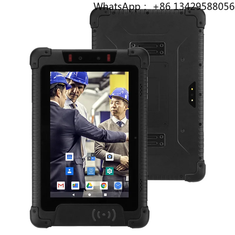 8-Inch USB Tablet MTK Octa Core IPS Capacitive Touch Screen Android 9 OS 10000mAh Industrial Professional Front Camera