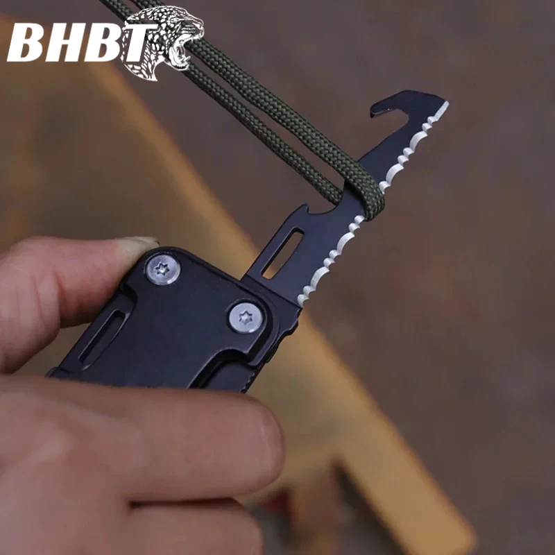 

BHBT Mini EDC Multitool Folding Knife Screwdriver Tool Outdoor Camping Home Repair Multi-functional Tools Gifts for Men