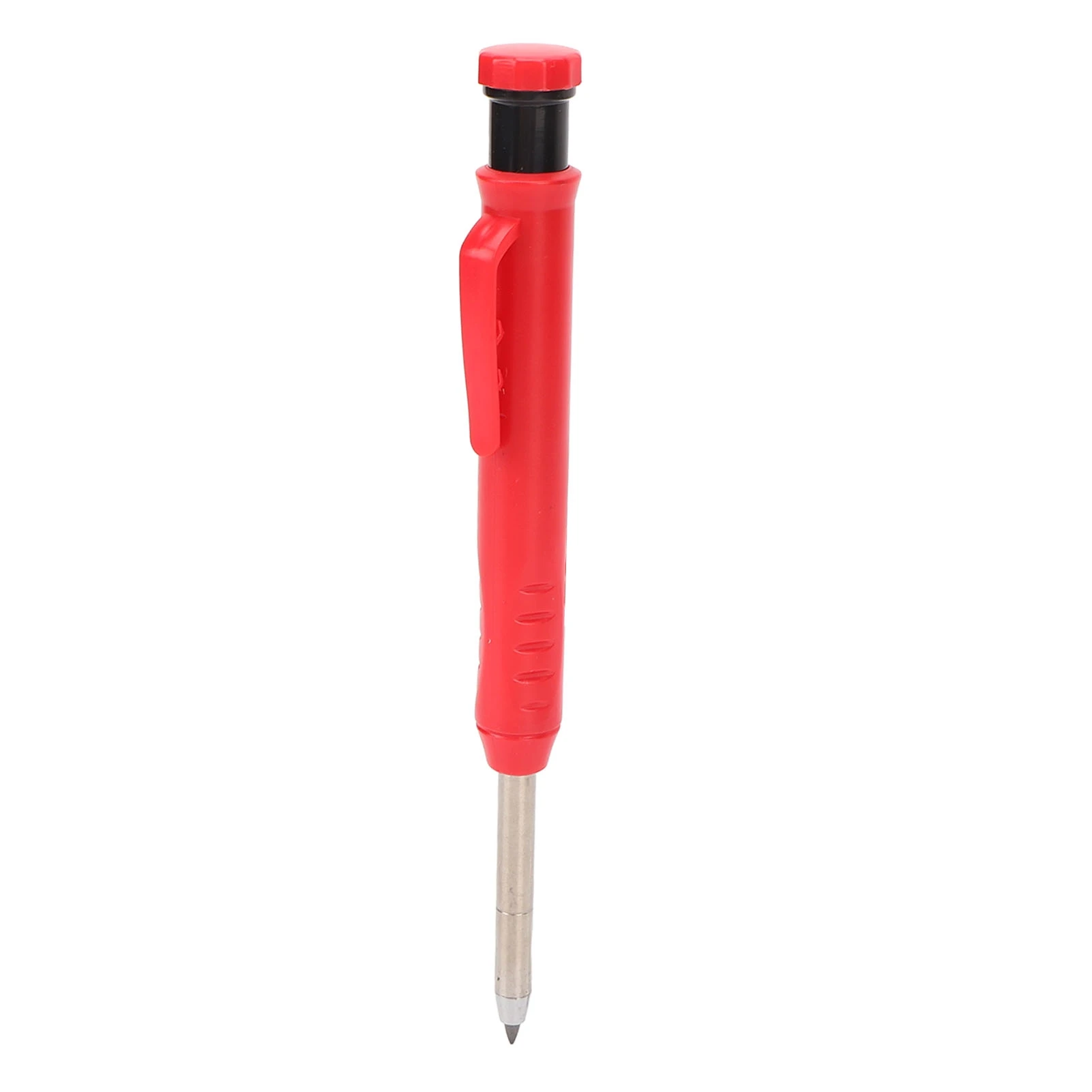Mechanical Carpenter Pencil with Sharpener Woodworking Deep Hole Pencil for Metal Plastic Marking