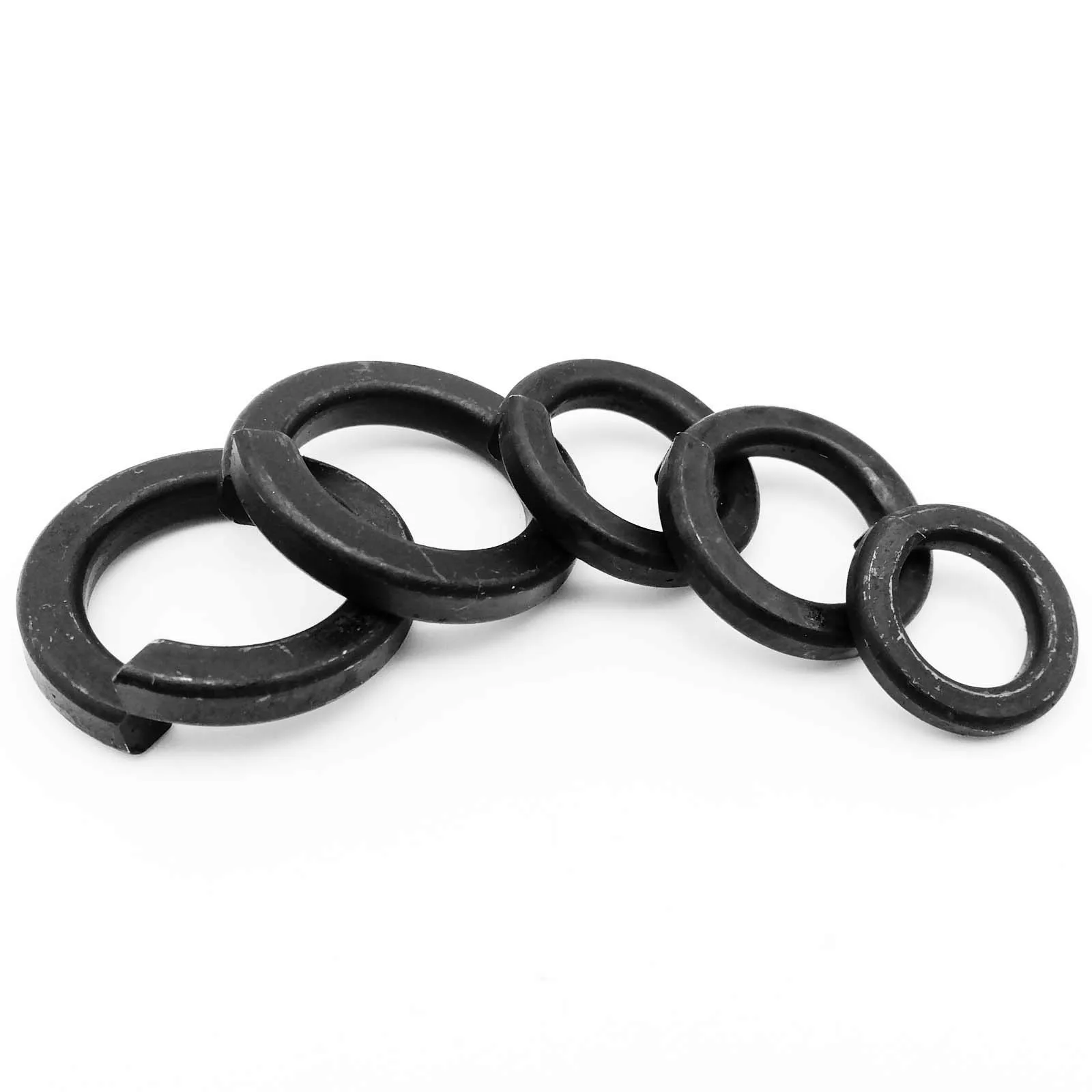 M2 M2.5 M3 M3.5 M4 M5 M6 M8 M10 M12 M14 M16 M20 M24 DIN127 GB93 Black Grade 8.8 Steel Spring Washer Split Lock Elastic Gasket