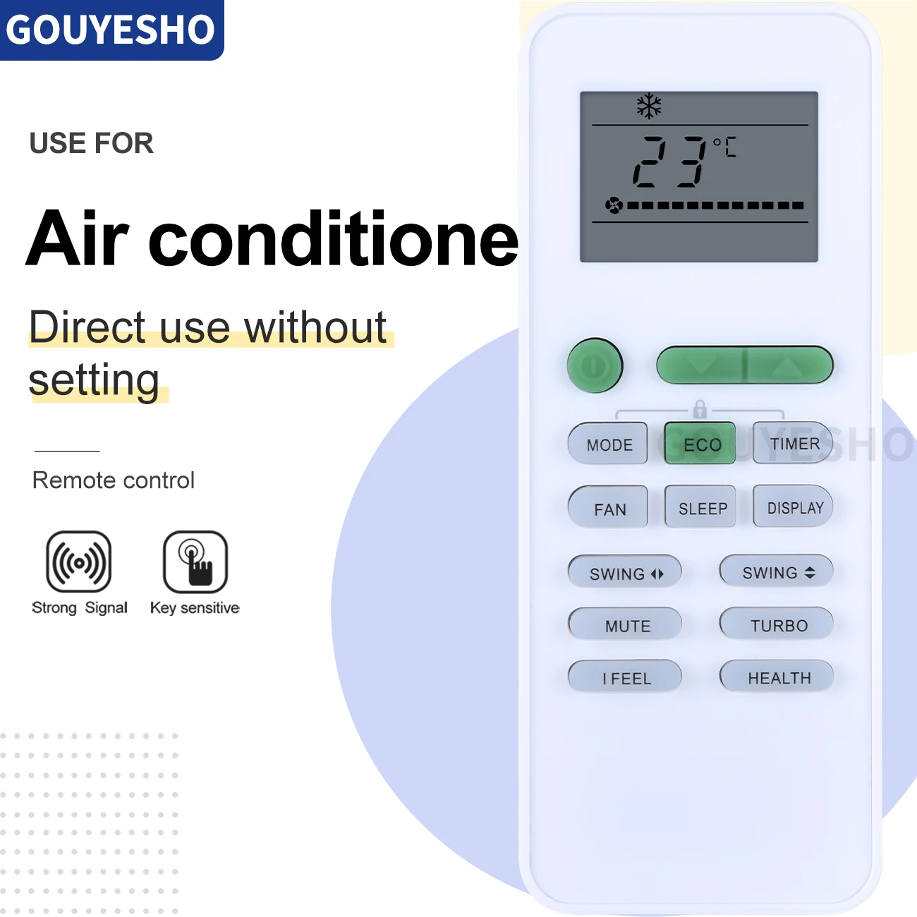 Nowy oryginalny pilot GYKQ-52 AC do zdalnego sterowania klimatyzatorem TCL A/C Fernbedienung