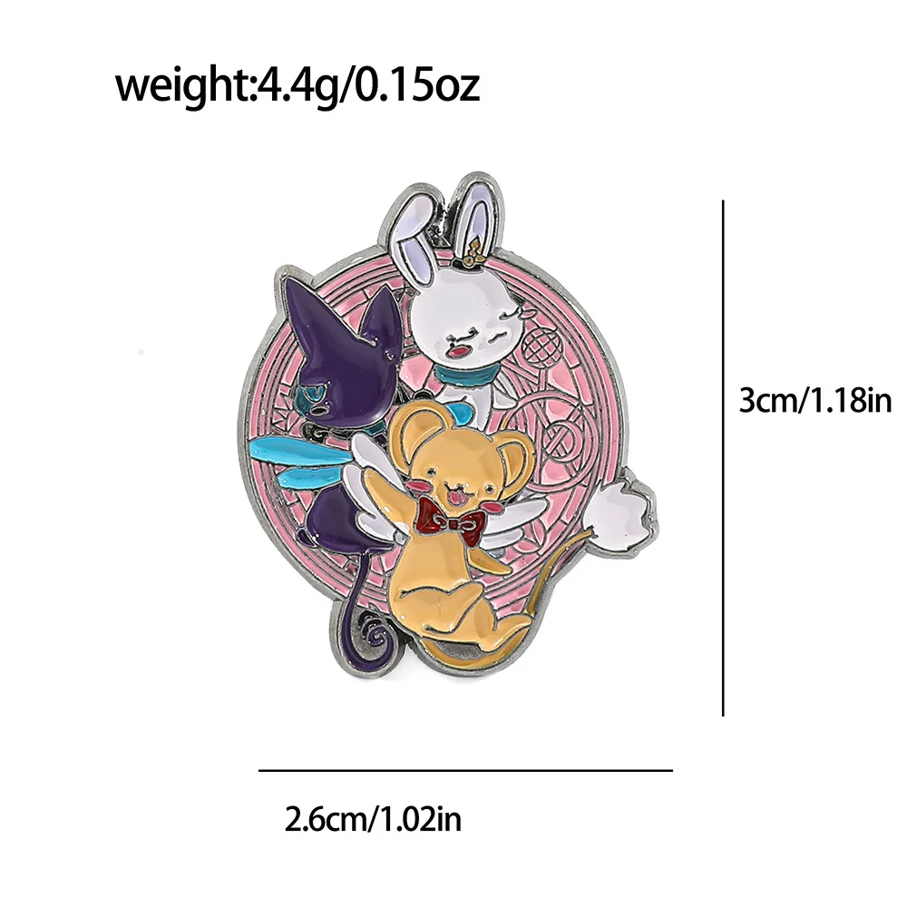 Rabbit Brooch Cute Animal Shape Metal Badge Small Accessories Wholesale Cap Pins and Badges Brooches for Clothing Backpack Pin