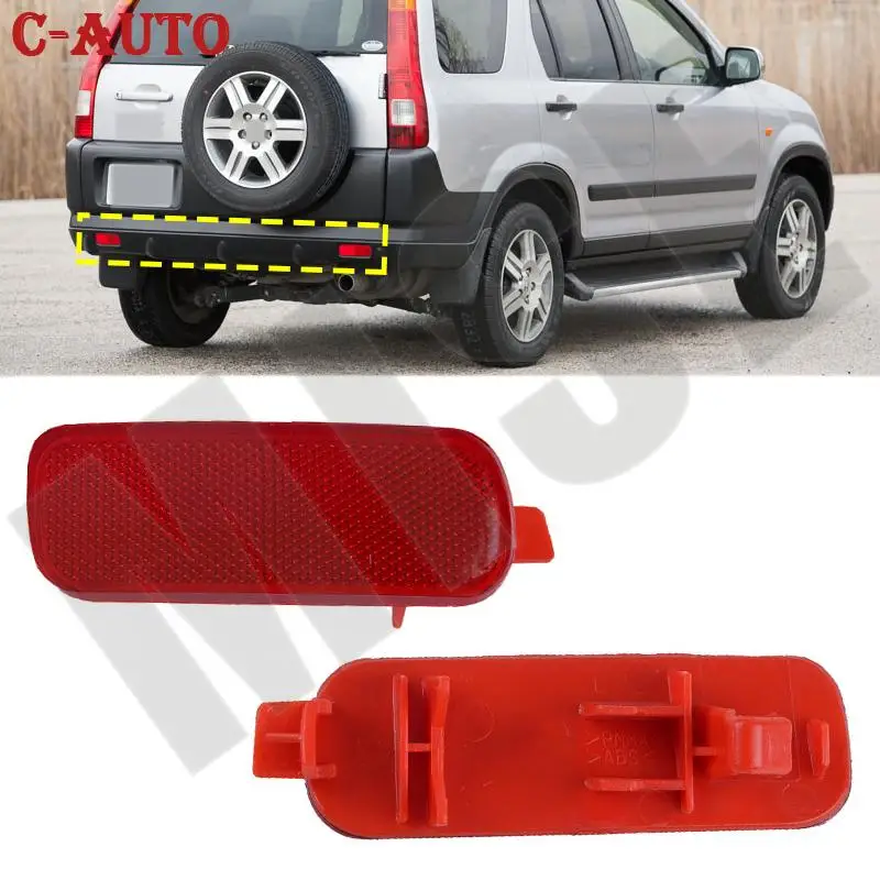 Left Right Car Rear Bumper Reflector Fog Light Fog Lamp For HONDA CRV RD5 RD7 2001 2002 2003-2007 Foglight Foglamp Car Styling