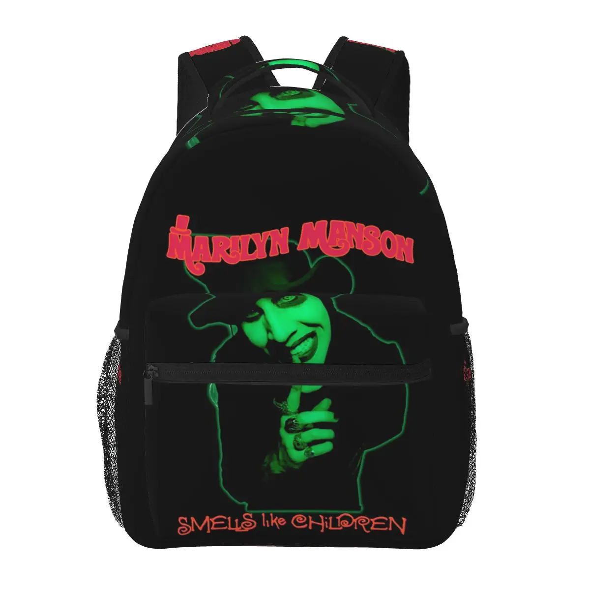 Mochila de música de regalo para fanáticos de Marilyn Manson Glitch, gran oferta, mochila de gran capacidad para niños, bolso escolar, bolso de hombro para hombres y mujeres