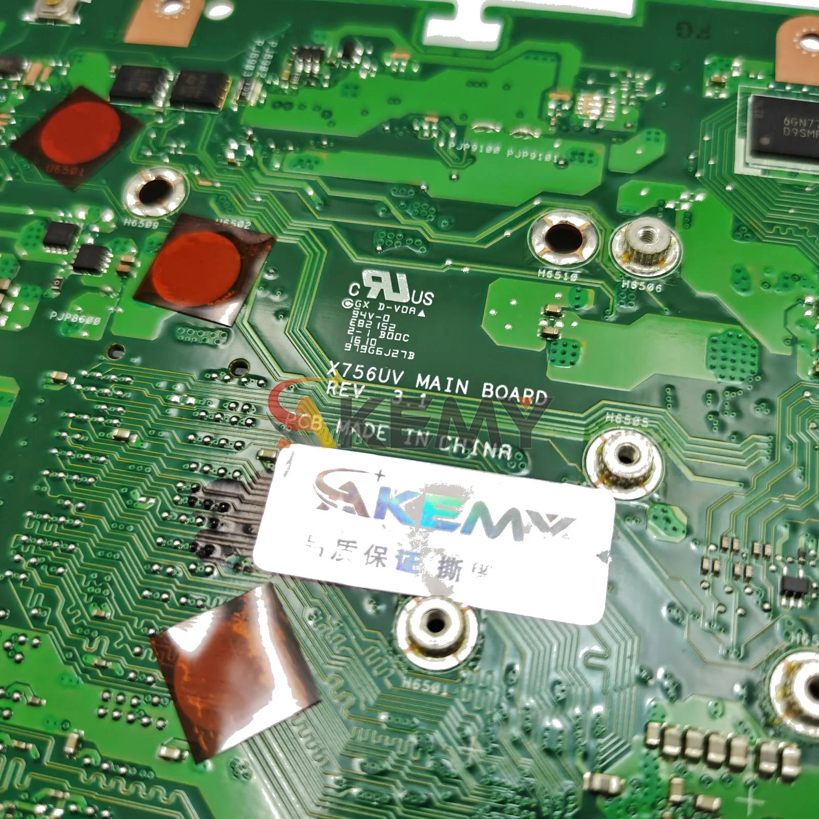 X756UV carte mère d'ordinateur portable pour ASUS X756U A756U X756UA X756UX X756UQ X756UJ X756UR X756UAK X756UQK X756UXM carte mère I3 I5 I7 CPU