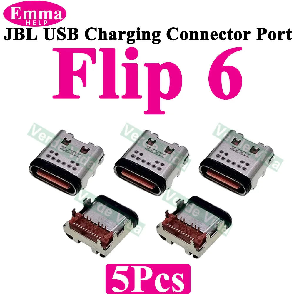5Pcs Micro USB Charging Port Connector for JBL Charge 4 Flip 4 5 Pulse 2 3 Charger Dock Jack Socket Type-C Bluetooth Speaker image 5