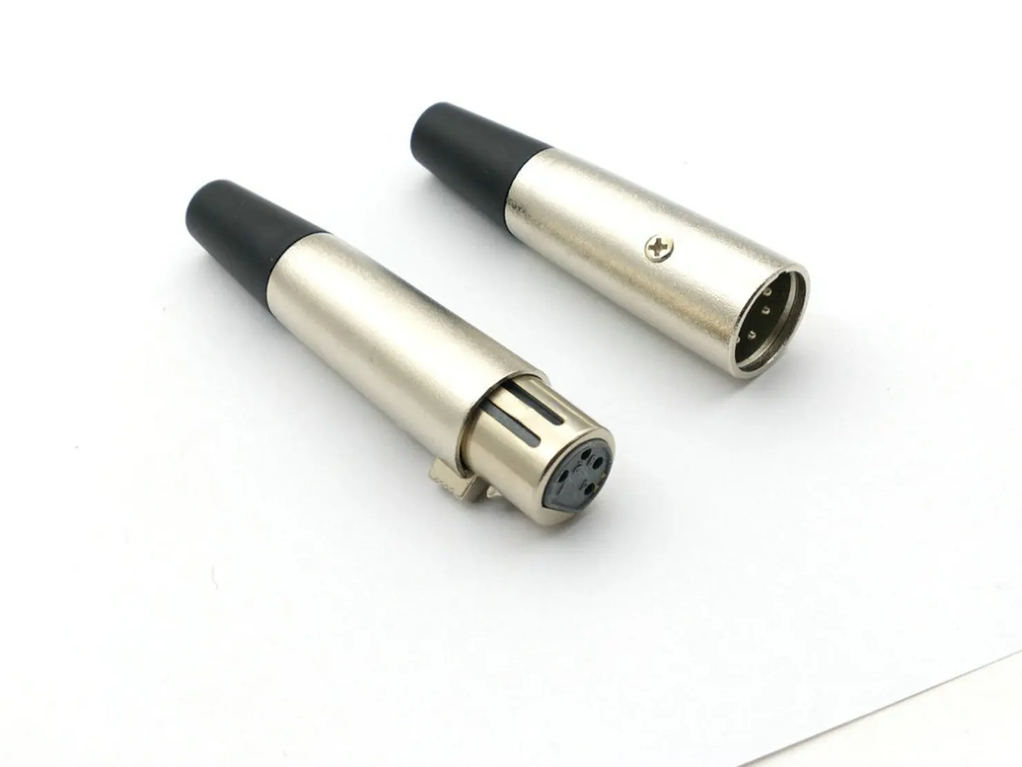 10PCS XLR 4-Pin Male/Female Power Connector