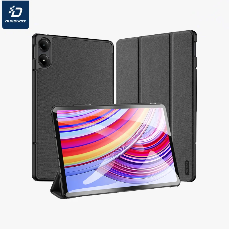 DUX DUCIS-Capa Protetora para Tablet, Design de Tecido, Shockproof, Pen Slot, Suporte Trifold, Capa Protetora para Xiaomi Redmi Pad Pro, 4G, 5G