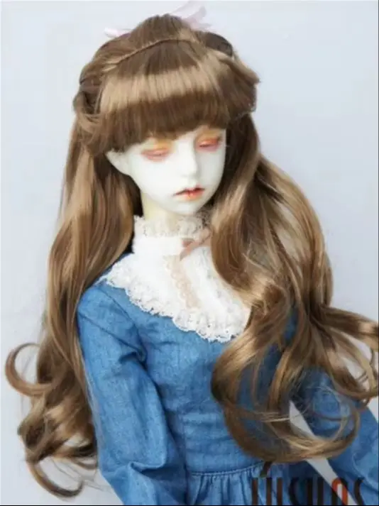 

JD323 1/12 1/8 1/6 1/4 1/3 Pretty BJD Synthetic Mohair Wig Tiny OB11 YOSD MSD SD Hair Size 3-4 inch to 9-10 inch DollAccessories