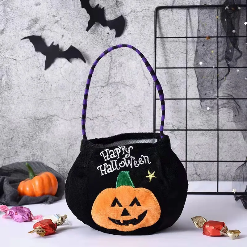 Süßigkeiten Halloween Neue Süßigkeiten Tasche Halloween Kürbis Hexe Schwarze Katze Vampir Handtasche Geschenktüte Kinderbevorzugung Happy Halloween Party Dekor
