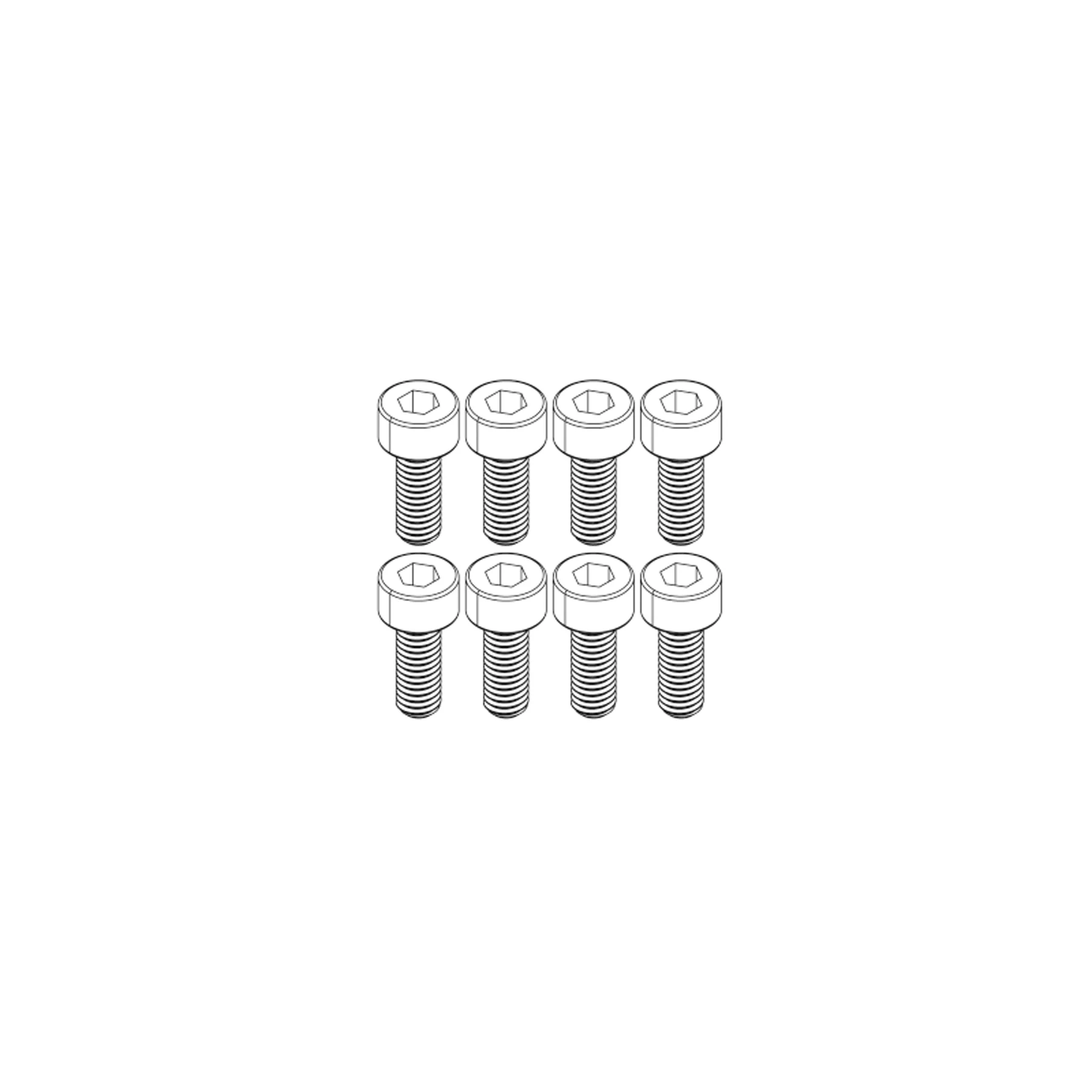 N518-M02179 M3-8Cylindrical Head Hexagon Socket