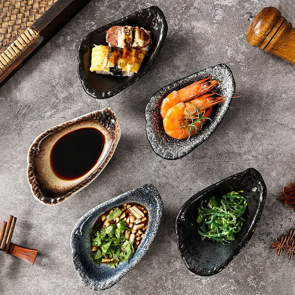 

Household Soy Sauce Dish Delicate Multi-Function Sauce Bowl for Home Restaurant Dinner Table Accessory Ceramic Spice Plate Snack