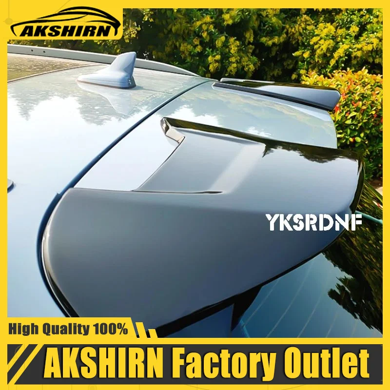 Rear Roof Spoiler For Audi Q5 SQ5 2018 2019 2020 2021 2022 2023 2024 ABS Plastic Spoiler Wing Tail 2018-2023