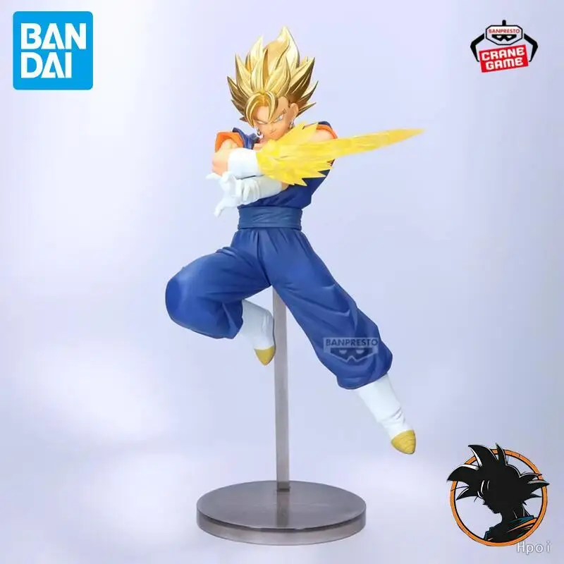 Oryginalne figurki Bandai Banpresto Dokkan Battle 10th Anniversary Super Vegito, figurki akcji anime z PVC, zabawki dla dzieci, juguetes, prezenty