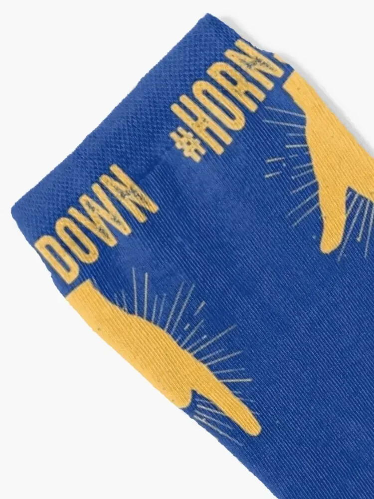 #Horns Down Socks anti slip football cute funny gift Non-slip Men's Socks Luxury Women's