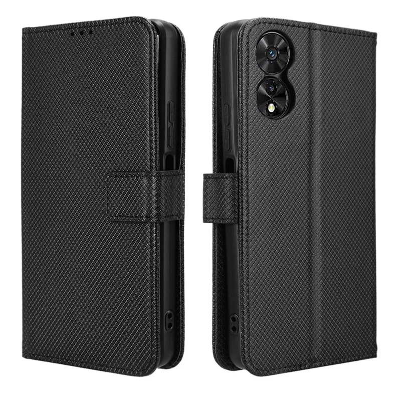 Pour TCL 505 couverture de luxe Flip diamant motif peau PU portefeuille en cuir lanière étui pour TCL 505 Tcl505 sacs de téléphone