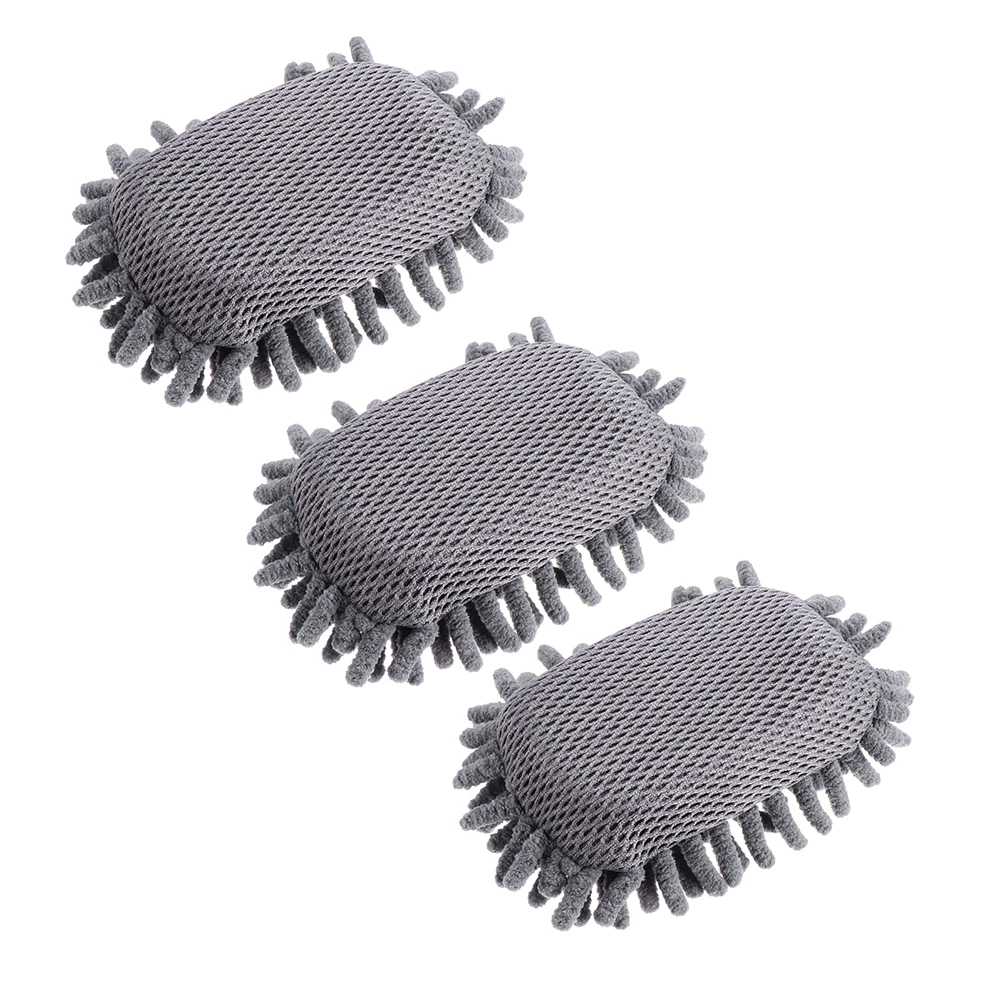 

3Pcs Board Cleaner Whiteboard Eraser Premium Chenille Material Washable Smooth No Burrs for Glass Blackboards Dry Erase Surfaces