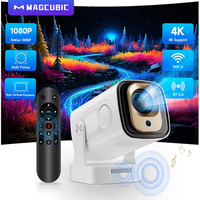 Magcubic HY310 Android 11 Projector 4K Native 1080P Auto Focus Native 330ANSI Dual Wifi BT5.4 Air Mouse Voice Home Outdoor Movie