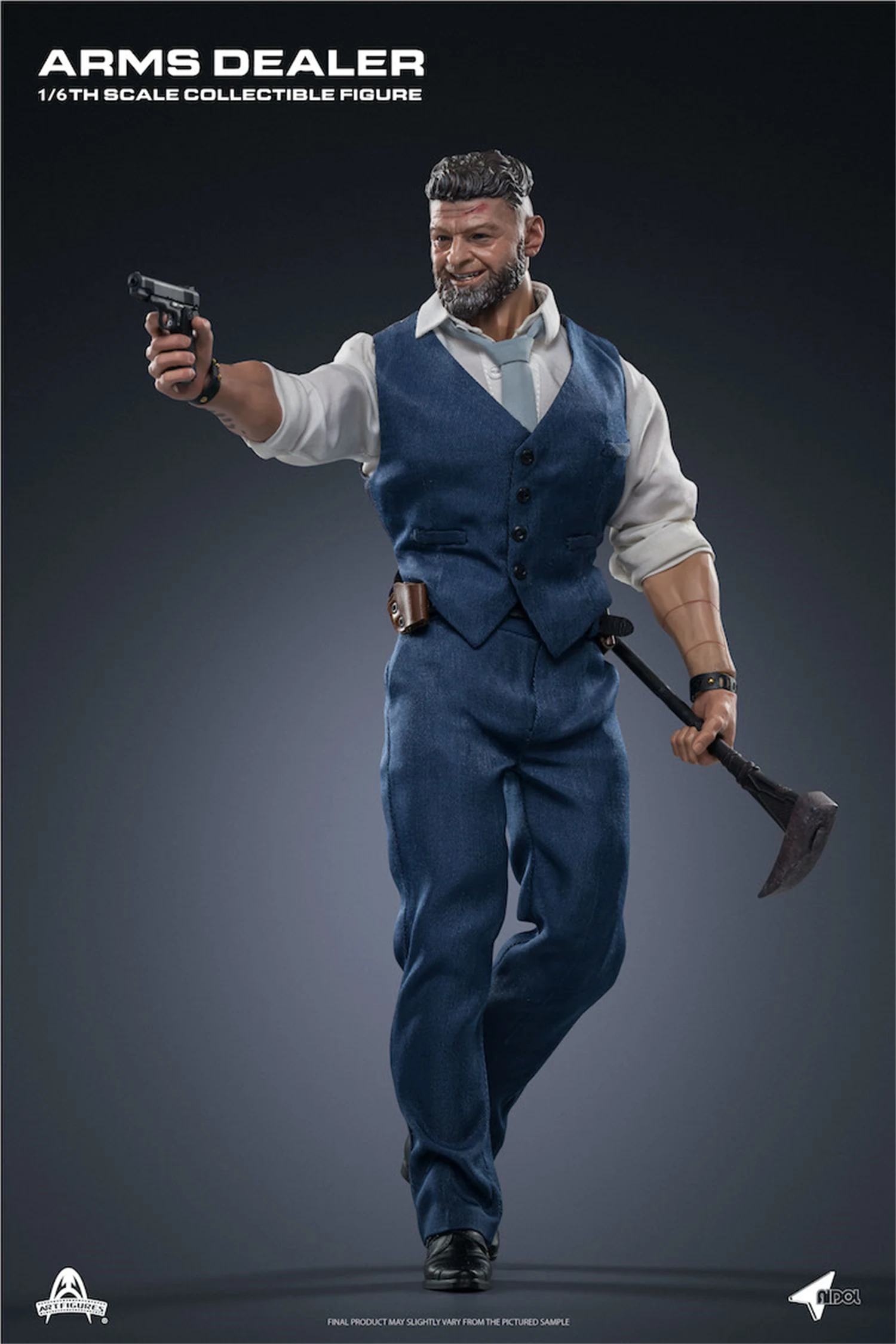 ArtFigures 1:6 AI-006 Arms Dealer Andy Serkis Ulysses Klaw Action Figure 12inches Collection Model Toys