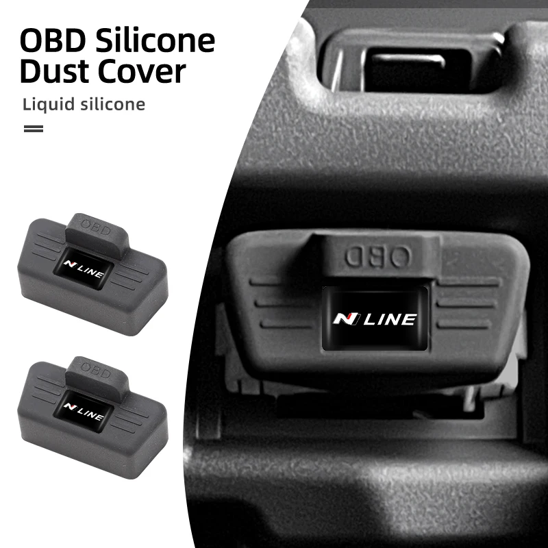Car OBD Port All-in-One Dust Cover Silicone Clogging Cap Auto Accessories For Hyundai I30 I20 IX35 I40 Tucson Getz Veloster Kona