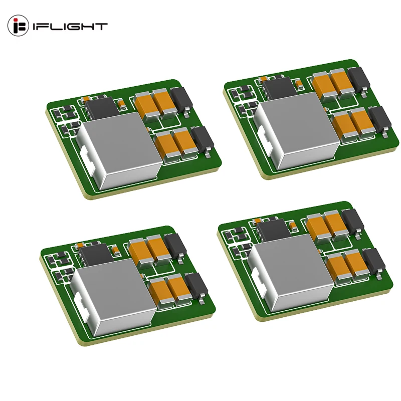 4 pz iFlight Mirco 2-6S BEC modulo regolatore di tensione 5 V/12 V Uscita/5 V-36 V Ingresso Modalità interruttore step-down per FPV Racing Drone