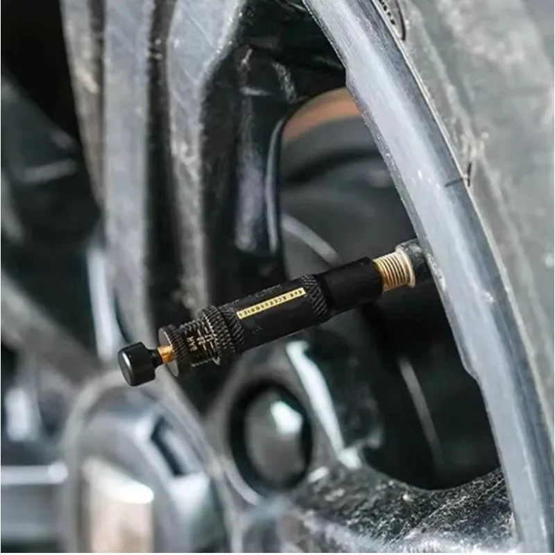 4pcs Adjustable Auto-Stop Tire Deflator Valve Kit (10-30 PSI)Adjustable Pressure Suitable For Offroad Vehicles Motorcycle Use