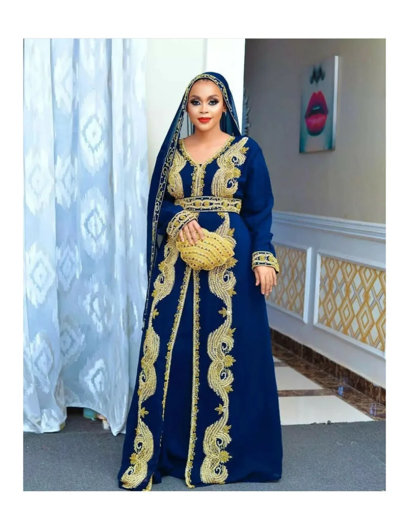 

Dubai Long Gown Farasha Robe Dress Morocco Exquisite Long Skirt 54 Inches