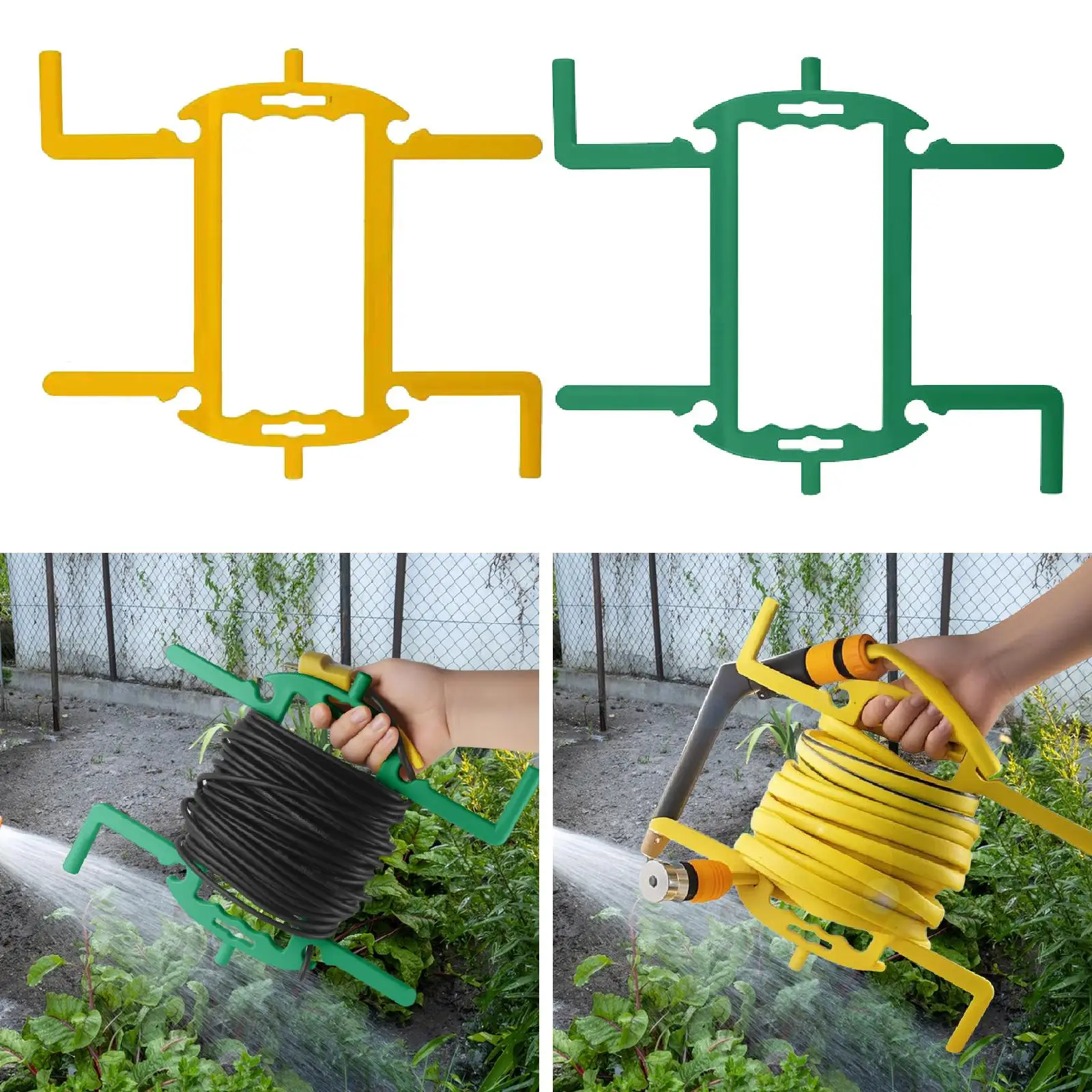 

Переносная уличная катушка для садового шланга из АБС-пластика, держатель-органайзер для удлинителя для двора и забора